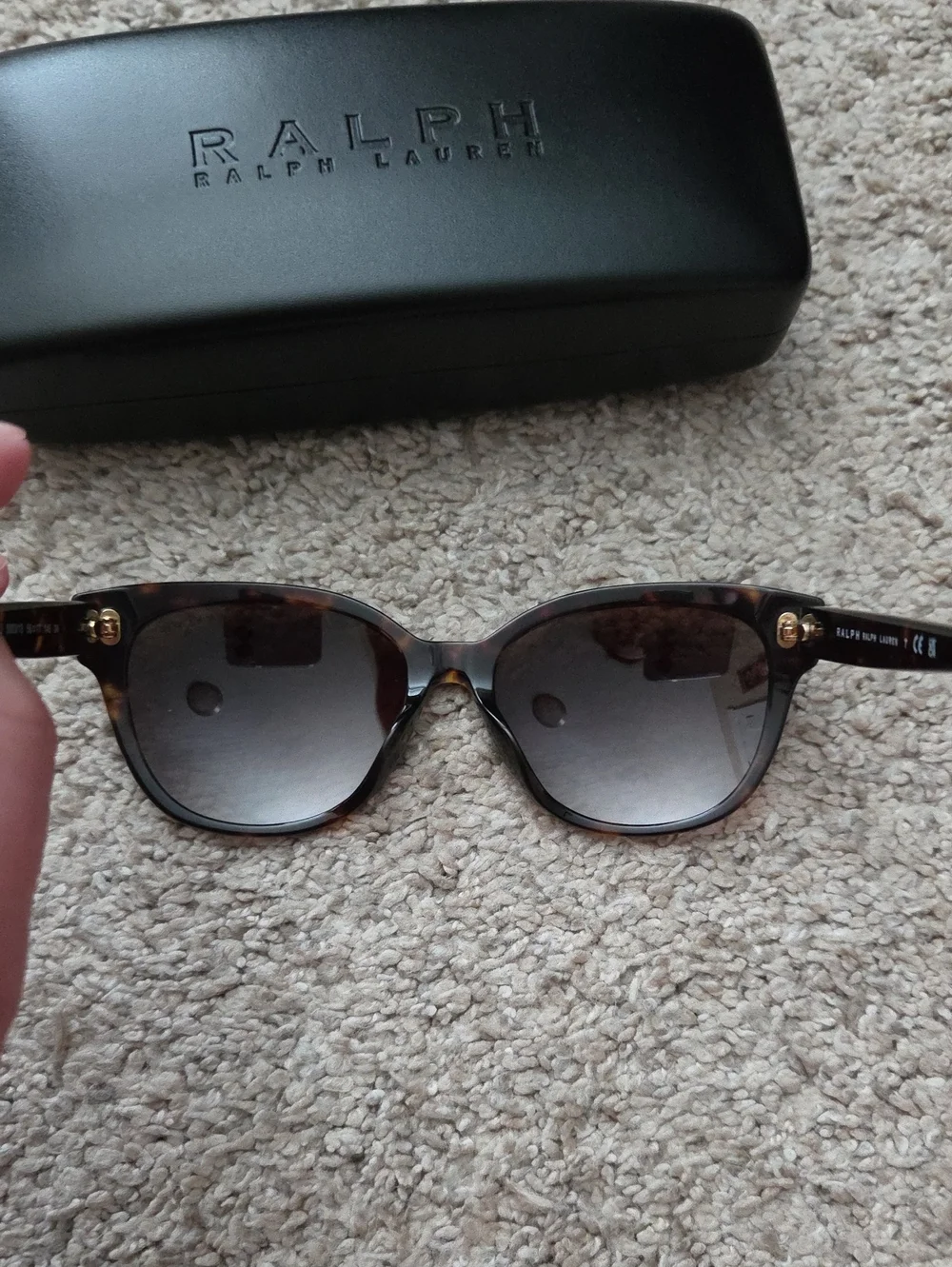 Ralph Lauren RA5305U Cat's Eye Sunglasses in Black Havana ASO Kate Middleton